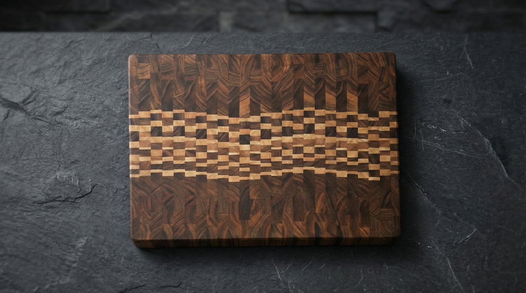 "Peace Like a River" End Grain Board