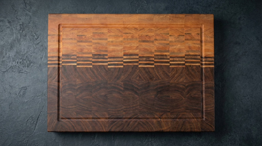 "Sunset Mountain" End Grain Board