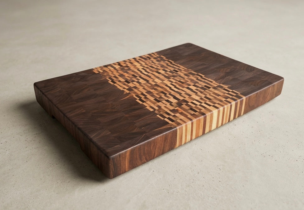 "Whitewater Falls" End Grain Board