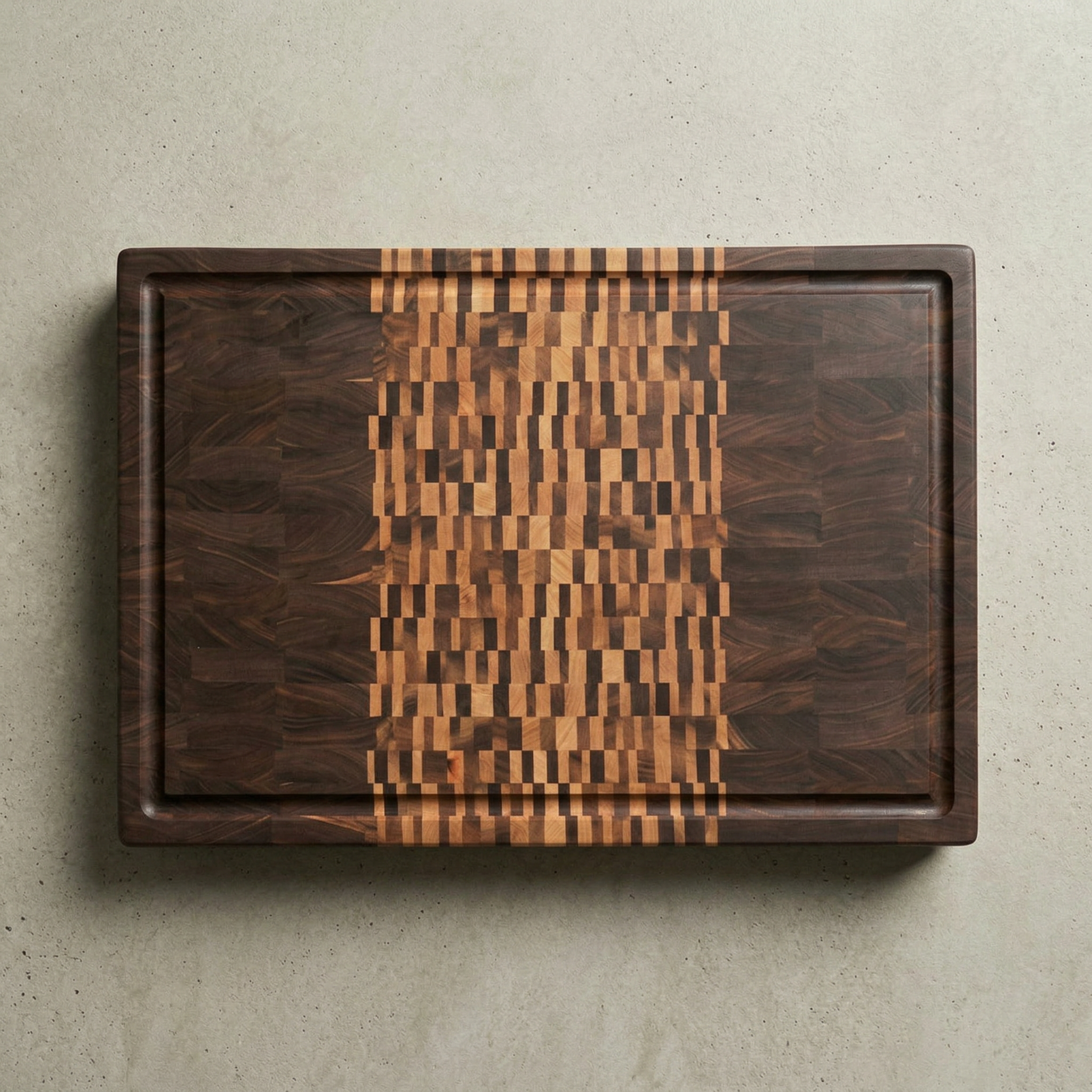 "Whitewater Falls" End Grain Board
