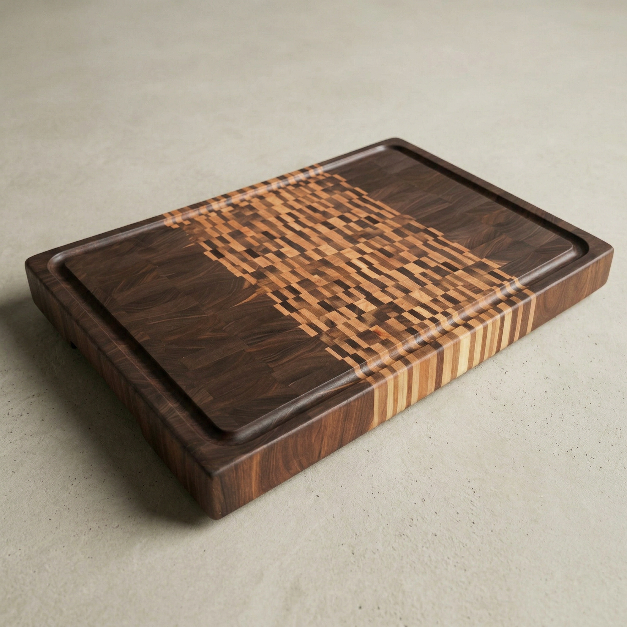 "Whitewater Falls" End Grain Board