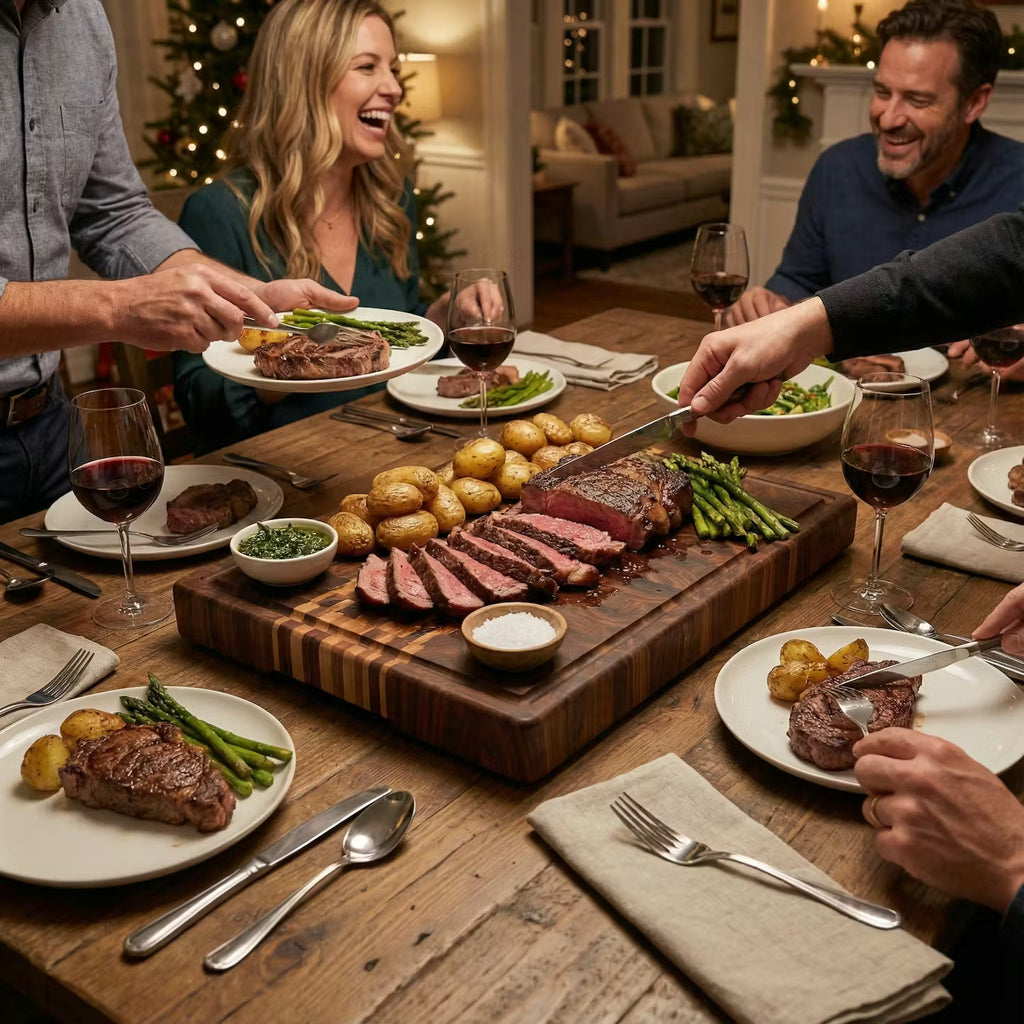 "Peace Like a River" End Grain Board