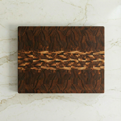 "A River Runs Through It" End Grain Board